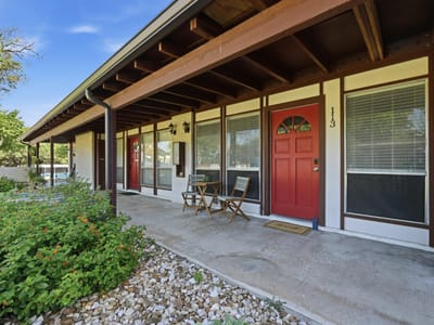 Primary bedroom at 5601 Woodrow Ave Unit #3-113 - 1 bed 1 bath home