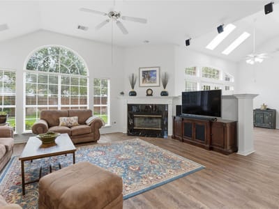 Living area at 5701 Trelawney Ln - 4 bed 2 bath home