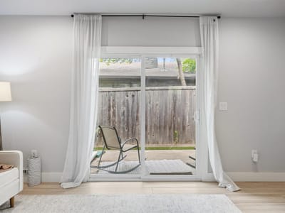 Primary bedroom at 5704 Gloucester LN Unit #A - 3 bed 2 bath home