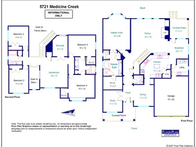 Kitchen at 5721 Medicine Creek DR - 5 bed 3 bath home