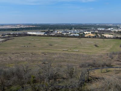 Aerial view with drone aerial at 580 Rabbit Hill Rd - G305M50H - E Gtown ISD Abstracts, Georgetown, TX