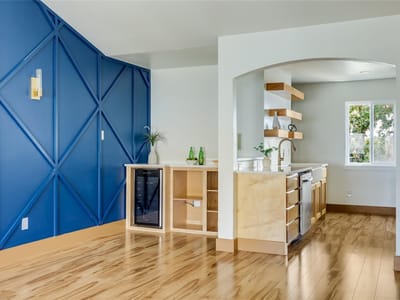 Living area at 5801 Thunderbird ST Unit #A15 - 2 bed 2 bath home