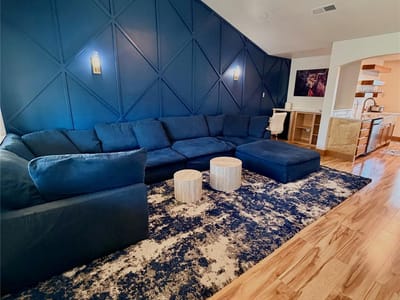 Primary bedroom at 5801 Thunderbird ST Unit #A15 - 2 bed 2 bath home