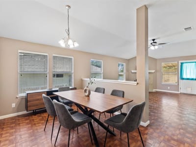 Living area at 5802 Vasey BLVD - 3 bed 2 bath home