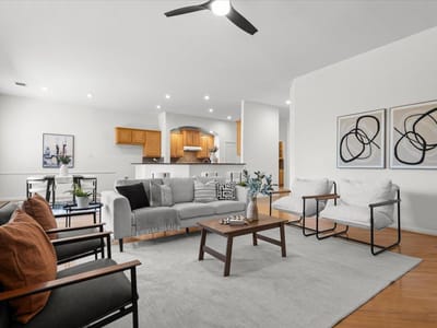 Living area at 5808 Terravista DR - 4 bed 2 bath home