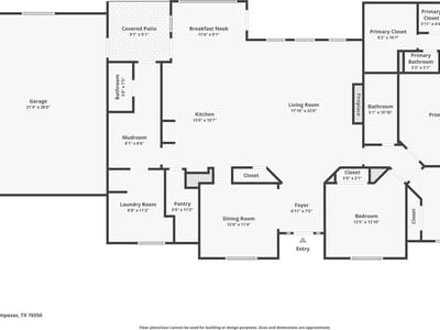 Living area at 5840 County Road 202 - 3 bed 3 bath home