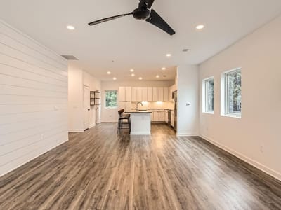 Living area at 5924 S Congress Ave Unit #11S - 3 bed 3 bath home