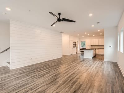 Primary bedroom at 5924 S Congress Ave Unit #11S - 3 bed 3 bath home