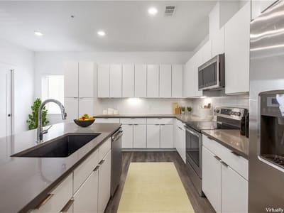 Living area at 5924 S Congress Ave Unit #12S - 3 bed 3 bath home