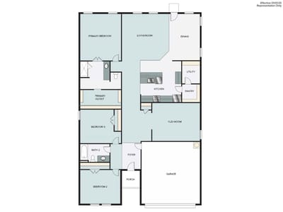 Kitchen at 600 Hickory Bend Trl - 3 bed 2 bath home