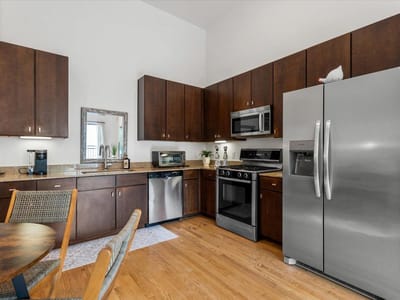 Living area at 6000 S Congress Ave Unit #124 - 1 bed 1 bath home