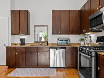 Kitchen at 6000 S Congress Ave Unit #124 - 1 bed 1 bath home