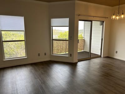 Living area at 6000 Shepherd Mountain CV Unit #1011 - 1 bed 1 bath home