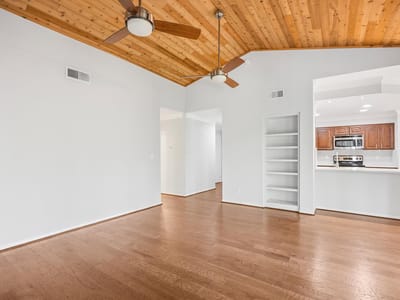 Primary bedroom at 6000 Shepherd Mountain CV Unit #1112 - 2 bed 2 bath home