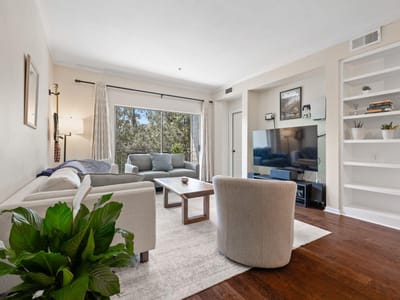 Living area at 6000 Shepherd Mountain Cv Unit #302 - 2 bed 2 bath home