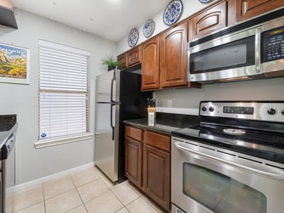 Living area at 6000 Shepherd Mountain CV Unit #613 - 2 bed 2 bath home