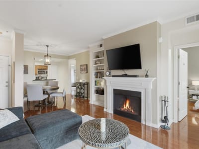 Living area at 6000 Shepherd Mountain Cv Unit #917 - 2 bed 2 bath home