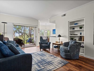 Primary bedroom at 6000 Shepherd MTN Unit #2109 - 1 bed 1 bath home
