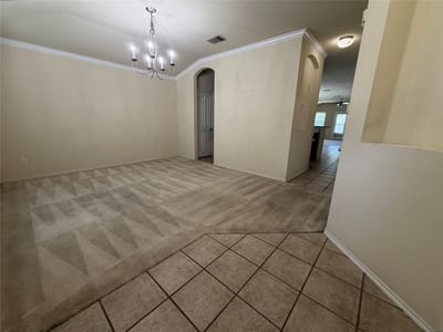 Living area at 601 Timothy John DR - 4 bed 2 bath home