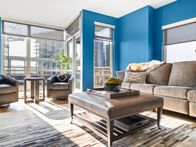 Kitchen at 603 Davis St Unit #1103 - 2 bed 2 bath home
