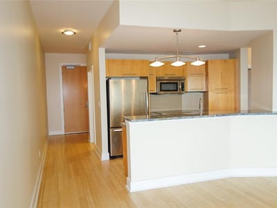 Kitchen at 603 Davis St Unit #1409 - 2 bed 2 bath home