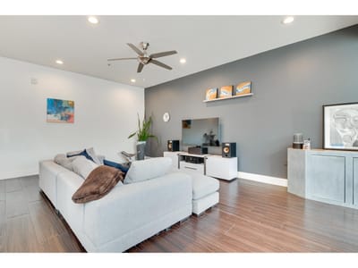 Primary bedroom at 604 N Bluff Dr Unit #205 - 2 bed 2 bath home
