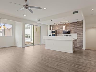 Primary bedroom at 604 N Bluff DR Unit #244 - 2 bed 2 bath home