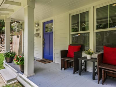 Living area at 605 Deep Eddy Ave - 3 bed 2 bath home