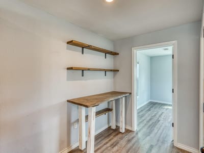 Primary bedroom at 609 Dickson St - 2 bed 2 bath home