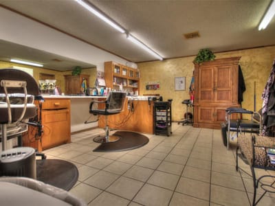 Bathroom at 609 W Young St - North, Llano, TX