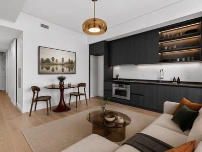 Kitchen at 610 Davis ST Unit #3001 - 1 bed 1 bath home