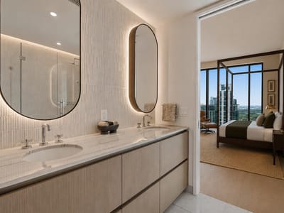 Primary bedroom at 610 Davis ST Unit #4301 - 3 bed 3 bath home