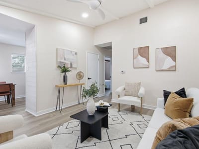 Primary bedroom at 6100 Calmar CV - Johnston Terrace Sec 07, Austin, TX