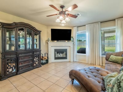 Living area at 6106 Bridgewood DR - 3 bed 2 bath home