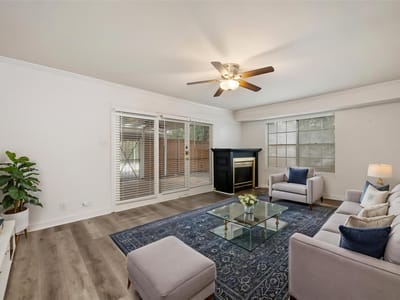 Primary bedroom - 6107 Bullard Dr Unit #A Primary bedroom at 6107 Bullard Dr Unit #A - 3 bed 2 bath home
