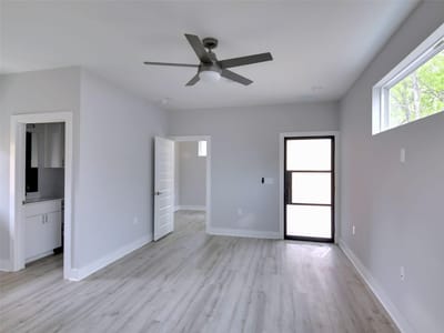 Primary bedroom at 6111 Carnation Ter Unit #2 - 3 bed 3 bath home