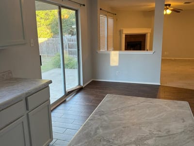 Living area at 612 Blair Ave - 3 bed 2 bath home