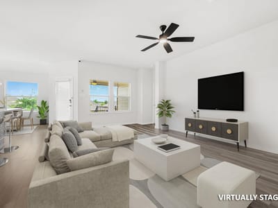 Living area at 6166 Lavaca Dr - 4 bed 2 bath home