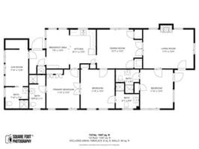 Primary bedroom at 619 W Bell Ave - 4 bed 4 bath home