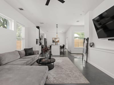 Primary bedroom at 6205 Caddie St Unit #1 - 3 bed 2 bath home