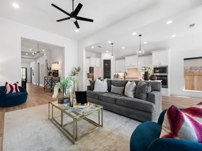 Living area at 6213 Hilltop Plateau DR - 4 bed 3 bath home