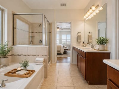 Bathroom at 6227 Aviara Dr Unit #E3 - 4 bed 2 bath home