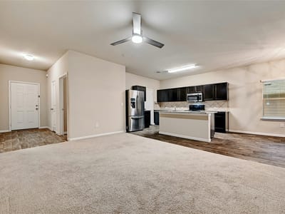 Primary bedroom at 6301 Wideleaf Dr - 3 bed 2 bath home