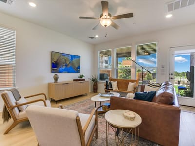 Living area at 6314 Leftwich CV - 3 bed 2 bath home