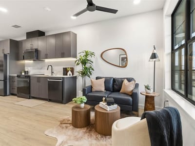 Kitchen at 634 Central PKWY Unit #1113 - 1 bed 1 bath home