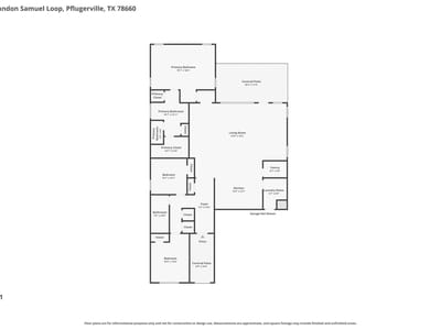 Living area at 640 Landon Samuel LOOP - 3 bed 2 bath home