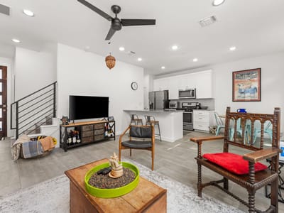 Primary bedroom at 6409 Berkman DR Unit #9 - 3 bed 2 bath home