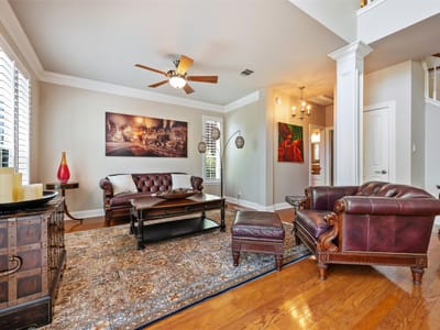 Living area at 6425 Yaupon Dr - 5 bed 4 bath home