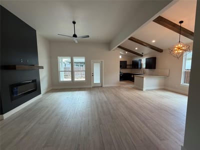 Living area at 644 Birch LN - 3 bed 2 bath home