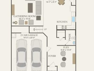 Living area at 648 Rubber Tree WAY - 4 bed 3 bath home